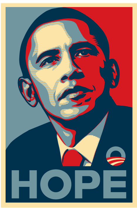 barack obama hope image. BARACK OBAMA hope POSTER