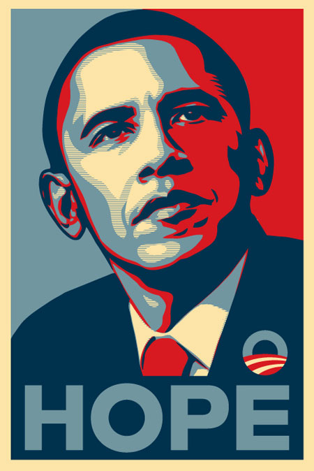 BARACK OBAMA hope POSTER