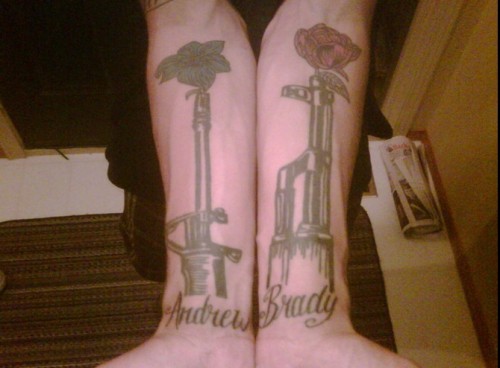 Obey tattoo 2 guns n' roses