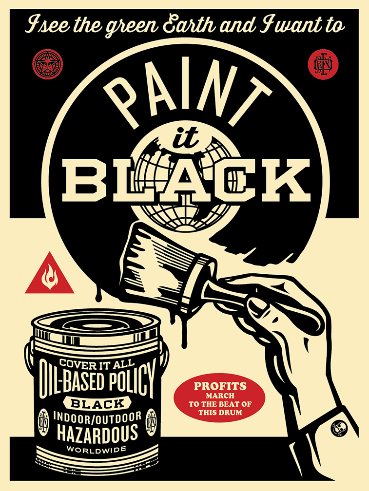 Paint It Black (Brush) - Obey Giant