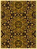 Yen Pattern Black and Gold