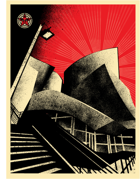 Obey Giantl; LA Philharmonic Hall