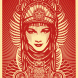 Peace Goddess Red