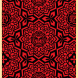 Yen Pattern (Black/Red)