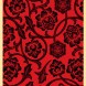 Flower Vine (Blk/Red)