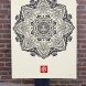 Mandala Ornament 1 (Cream) Large Format