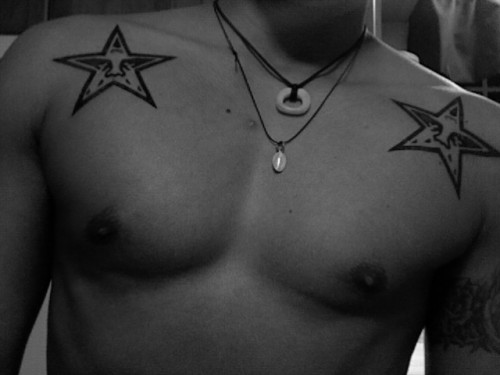 Giant Stars on Chest