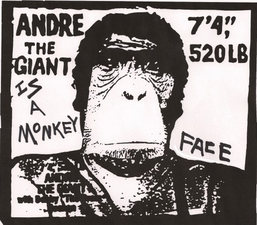 Andre The Giant Is A Monkey