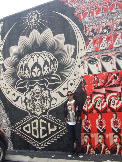 Obey mural in SD