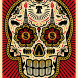 Power & Glory Day of the Dead Skull (Red)