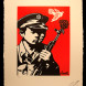 Chinese Soldiers Letterpress