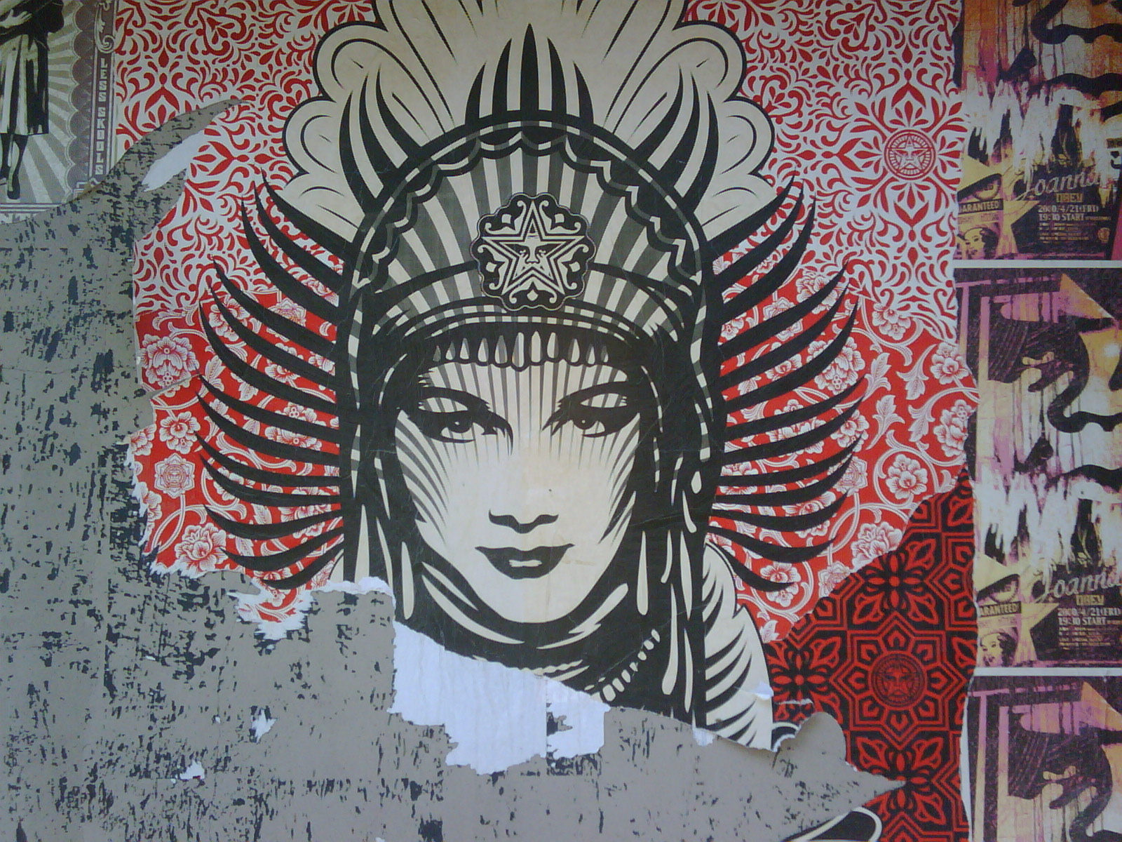 SHEPARD FAIREY MANCHESTER ENGLAND - Obey Giant