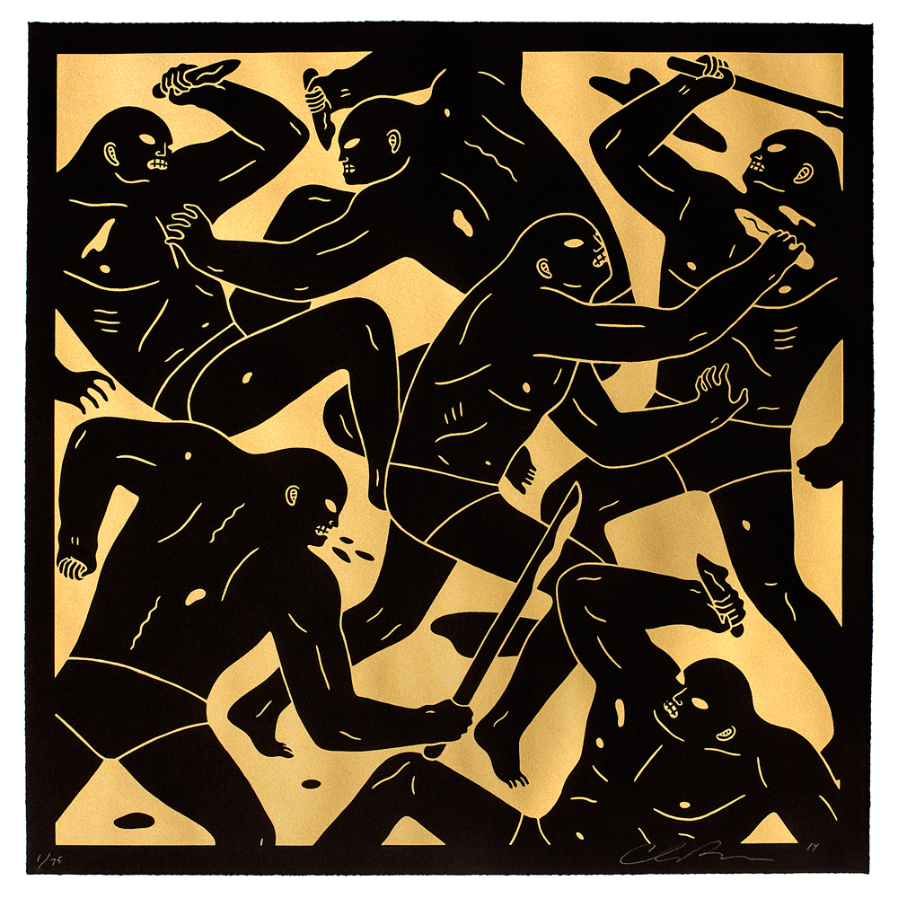 Cleon Peterson | Masters of War (Gold & Silver) - Obey Giant