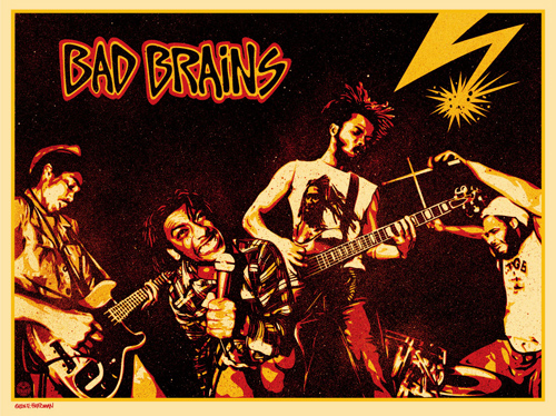 Bad Brains Collaboration Print - Obey Giant