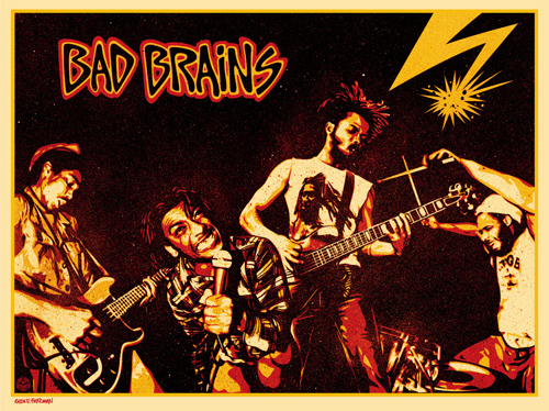 Bad Brains Promo Poster Sticker 24X18 Minor Threat Dead Kennedy's Circle  Jerks