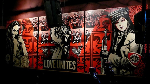 LOVE UNITES MURAL - Obey Giant