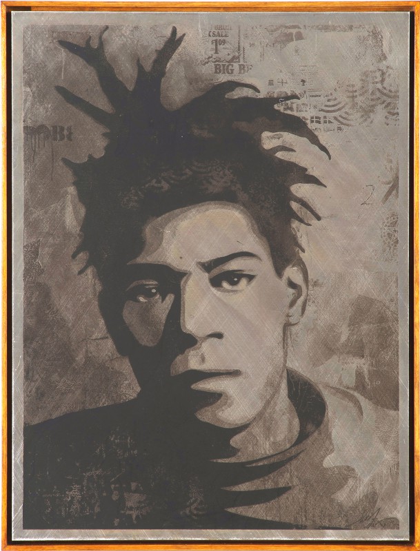 Basquiat Canvas Print Metal - Obey Giant