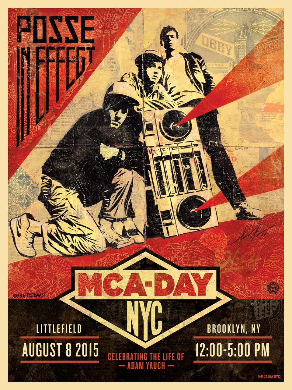 MCA Day: Celebrating The Life Of Adam Yauch - Obey Giant