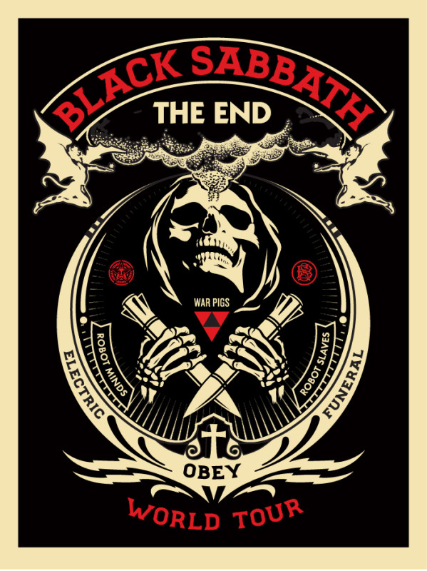 BLACK SABBATH “THE END” - Obey Giant