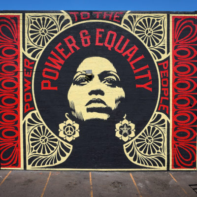 Power & Equality Mural at Crush Walls, Denver - Obey Giant