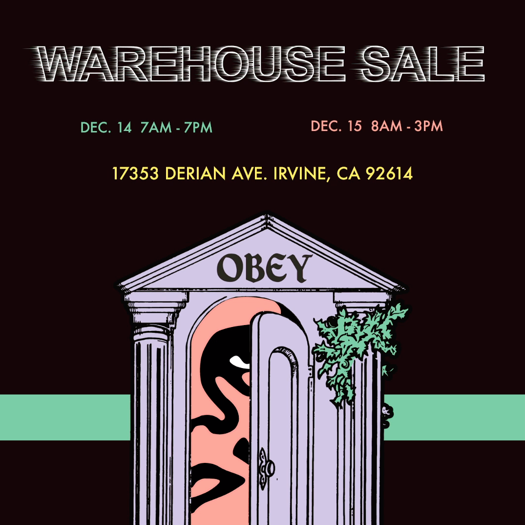 Obey Clothing Warehouse Sale - Obey Giant