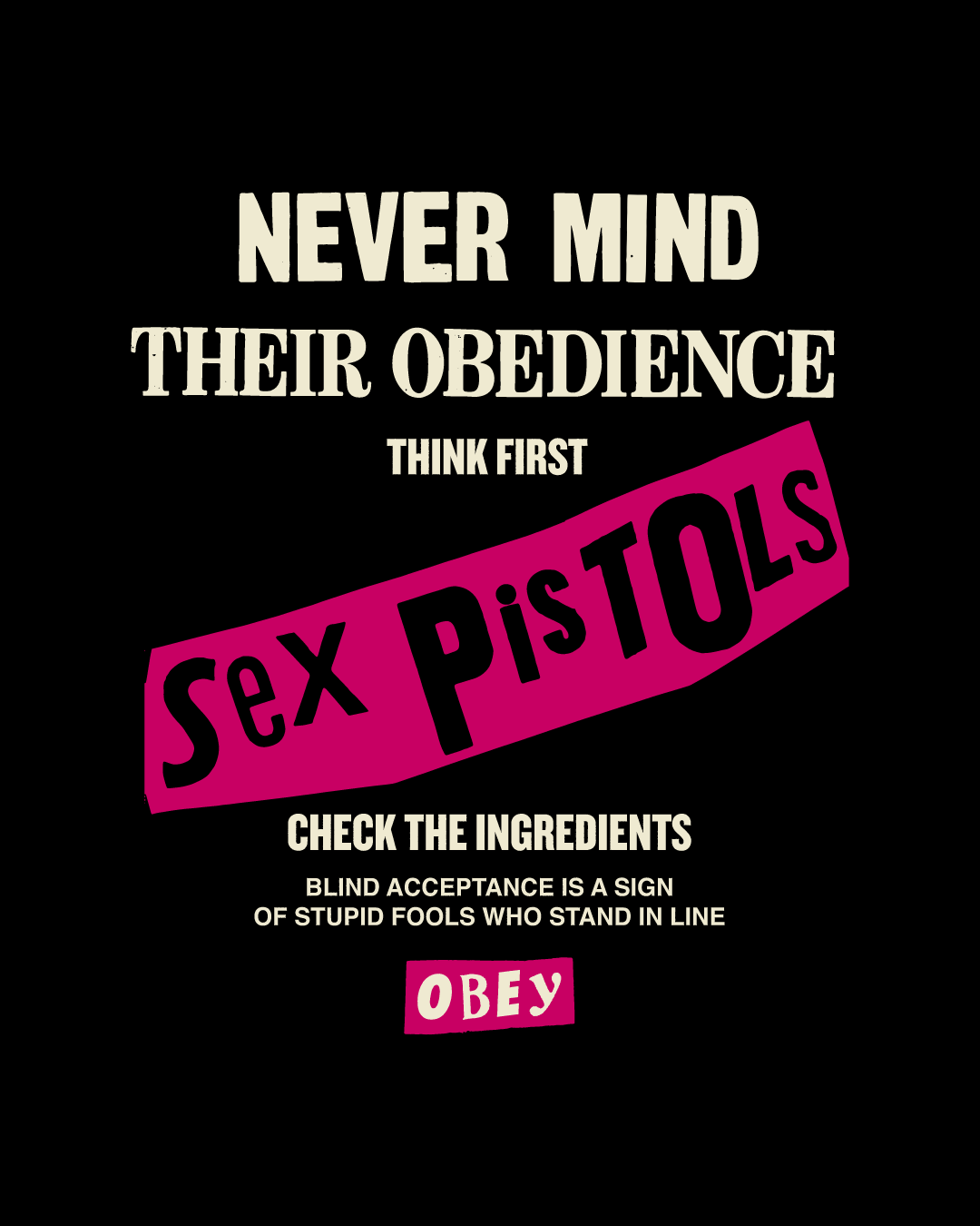 OBEY x SEX PISTOLS - Obey Giant