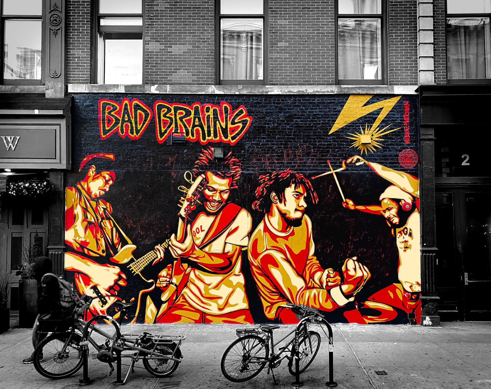 BAD BRAINS MURAL FOR LISA PROJECT NYC - Obey Giant