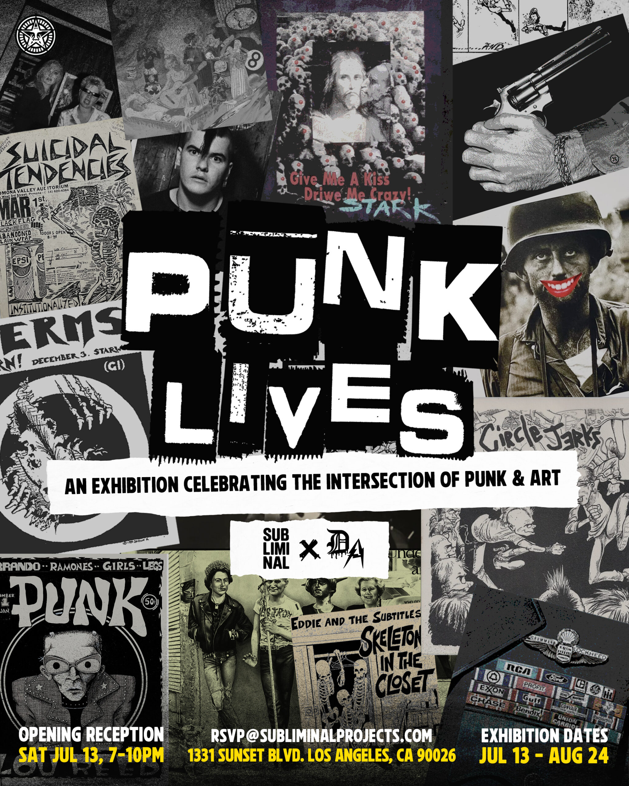 PUNK LIVES Group Exhibition Opens July 13th at Subliminal Projects ...