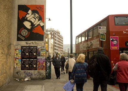 OBEY GIANT Bombing Pictures in London