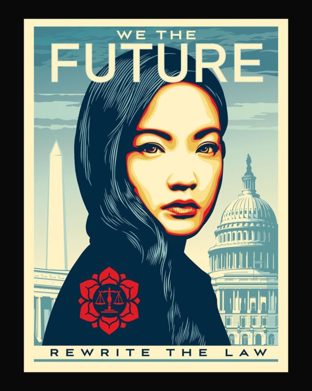 I was honored to collaborate with activist Amanda Nguyen (@amandangocnguyen) in 2018 for the #WeTheFuture campaign with @amplifierart. Amanda harnessed her story of surviving a rape to fuel her activism. In 2019, she was nominated for the Nobel Peace Prize for her inspiring work, which includes unanimously passing the Sexual Assault Survivor's Bill of Rights. She's been a vocal proponent of the Stop Asian Hate movement and other civil rights causes at the helm of @risenow.us. To honor AAPI heritage month, I encourage you to please check out her story. Thanks for caring!
–Shepard

Art inspired by @brethartman's photograph of Amanda Nguyen.⠀

Visit http://amplifier.org - @amplifierart (link in bio) to download poster art featuring civil rights activist @amandangocnguyen.

Learn more about @risenow.us:
A civil rights organization that changes laws. We are Rise Now.