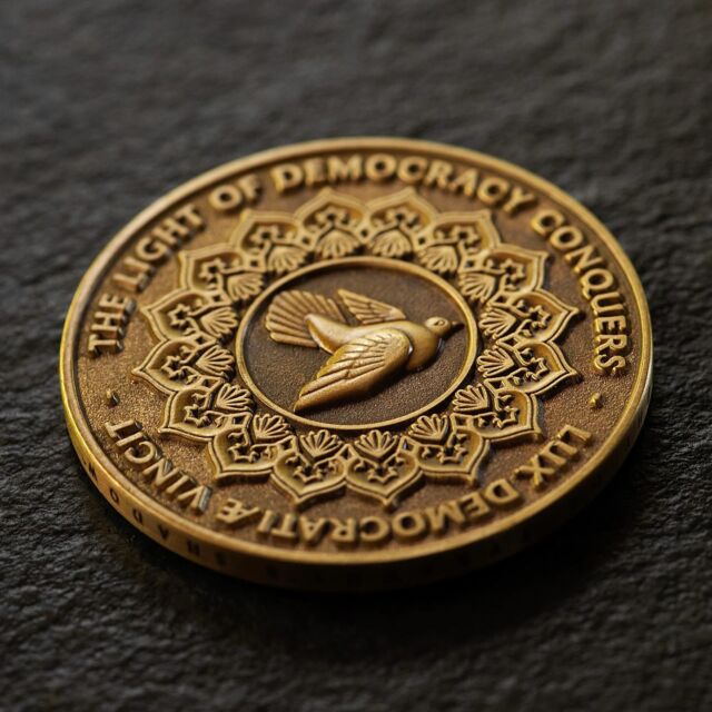 TODAY @amplifierart launched the Democracy in Focus Kickstarter to face this truth with some new (old) technology, with my first-ever coin! Our future feels like it hinges on a coin toss. Decisions will be made around the world on every continent next year that could tip the scales from empowered populations to authoritarian rule. In the U.S., we’re not immune. We’re entrenched in a culture war that is pouring gasoline on mis and disinformation campaigns, fueling voter suppression and voter purges. Ongoing gerrymandering works openly to assure entire communities have their political voice silenced.⁠
⁠
The goal of this campaign is to raise money for rapid response photojournalism grants via @amplifiernewsroom, to document threats to democracy leading up to 2024 elections. Support the campaign to ensure democracy is decided by informed choices, not fate. (link in bio)⁠
-Shepard