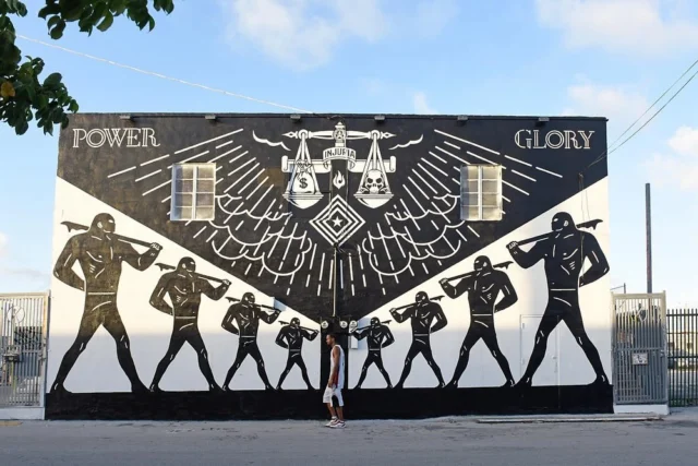 I just got back from Art Basel Miami and it was nice to see old and new friends from around the world and catch up. This year we didn’t paint a mural but I just revisited these photos Martha Cooper (@marthacoopergram) shot from 2014 when Cleon Peterson (@cleonpeterson) and I collaborated and wanted to share. Thanks for caring. - S

#artbasel #artbaselmiami #streetart #miami