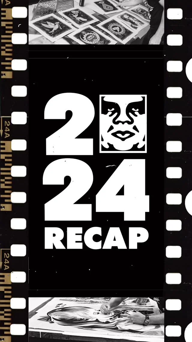 2024 was a busy year and I’m really proud of everything my team and I were able to accomplish this year. From print releases and fine art to public art, social causes, graphic design, and exhibition openings, we tackled a huge range of projects. None of it would be possible without the dedication and hard work not just from me but from my team. A huge thank you to everyone for your effort and support!
-Shepard