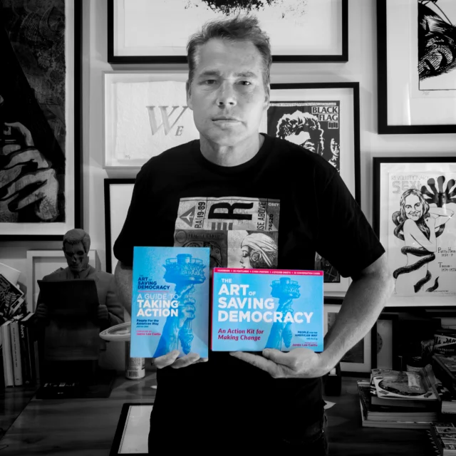I have been honored to work with People For the American Way @peoplefor_  over the years in our mutual quest to defend freedom, justice and democracy and make the promise of America real for everyone. Through this organization, I’m proud that my art and the art of many of my respected fellow artists is part of The Art of Saving Democracy: An Action Kit for Making Change! It features a handbook for action, postcards, stickers and conversations starters that can empower people to take the steps they need to protect democracy. I will be speaking with Lara Bergthold @larabergthold at The Ebell of Los Angeles Wednesday, June 10th about this new tool of empowerment and more. Tickets are available at the link in bio. I hope to see you there!

The Art of Saving Democracy: An Action Kit for Making Change is now available for pre-order and will be in bookstores June 2nd as a celebration of America’s founding ideals and the 250th anniversary of the Declaration of Independence on the Fourth of July.