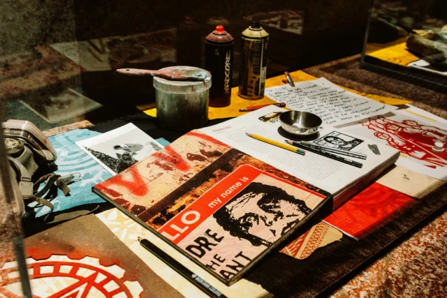 Power to the Peaceful is open now at @gallerieditalia and curated by @wunderkammerngallery. See the curator’s note below.

For the exhibition OBEY: Power to the Peaceful at @gallerieditalia - Napoli, Shepard Fairey returns as the central figure with a body of over 150 works that explore the core themes of his practice: propaganda and counter-information, social justice, conflict, and the possibility of peace.

Curated by Giuseppe Pizzuto and held under the patronage of the City of Naples, the exhibition offers a powerful and direct perspective on the contradictions of our time and on the role of art as a critical and participatory tool.

The exhibition invites reflection on the power of images, the construction of consensus, and collective responsibility, reaffirming the central role of peace as an active and political choice.

Photos by @jonathanfurlong
