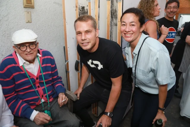 I was saddened to hear of the passing of David Hockney, one of the most amazing artists of the last 65 years. Despite being British, Hockney’s iconic paintings of pools practically define the leisure life aesthetic of California. Those iconic paintings are both graphic and lush with a sense of tranquility but with something possibly happening just outside the frame. Of course, Hockney tackled many subjects with exquisite style and color theory, continuing to evolve and experiment throughout his long career. My wife Amanda and I were able to meet David in 2018 at Gemini in LA and he couldn’t have been more charming. Thanks for all of the beautiful work David!
-Shepard