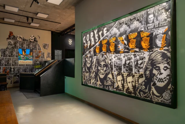 COPY+PASTE is currently on view through June 28, 2026 at @amuseum_munich. The show celebrates punk rock and features artists @better_noname, @invaderwashere,  @jamie_reid_archive,  @winstonsmithart, and me. Check it out!

Curated by: @sebastianpohl_ 

Artworks inquire @overratedartinc