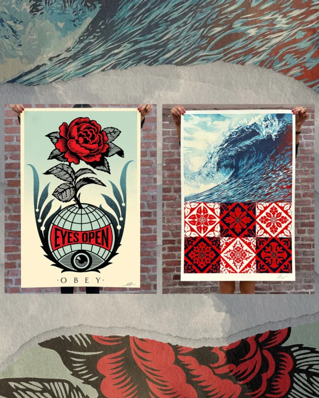REMINDER: Purchases of Eyes Open and Wave of Distress offsets in the month of September will support @projecthopeorg’s rescue efforts in Nepal. Available now at Store.ObeyGiant.Com

Each of us is deeply interconnected and equally impacted by the climate crisis. The distress that environmental destruction creates doesn’t affect just one of us; it affects us all. The need for climate action is urgent, and each of us has a role to play. Watching the destruction of the Nepal flood is both horrific and inevitable unless we act to reverse global warming. I want to help by donating a portion of the proceeds from Wave of Distress and Eyes Open offsets in my store in the month of September to Project Hope’s Emergency Response Team on the ground in Nepal. I hope the world can see clearly how climate change is causing environmental destruction on a mass scale and will take steps to help protect the planet and humanity. Thanks for caring, and I send all my love to the people affected by this tragedy. - Shepard
